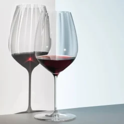Vessière Cristaux Art De La Table|Verre À Pied|Verre cabernet merlot dégustation Performance Riedel X4 (dont 1 gratuit)