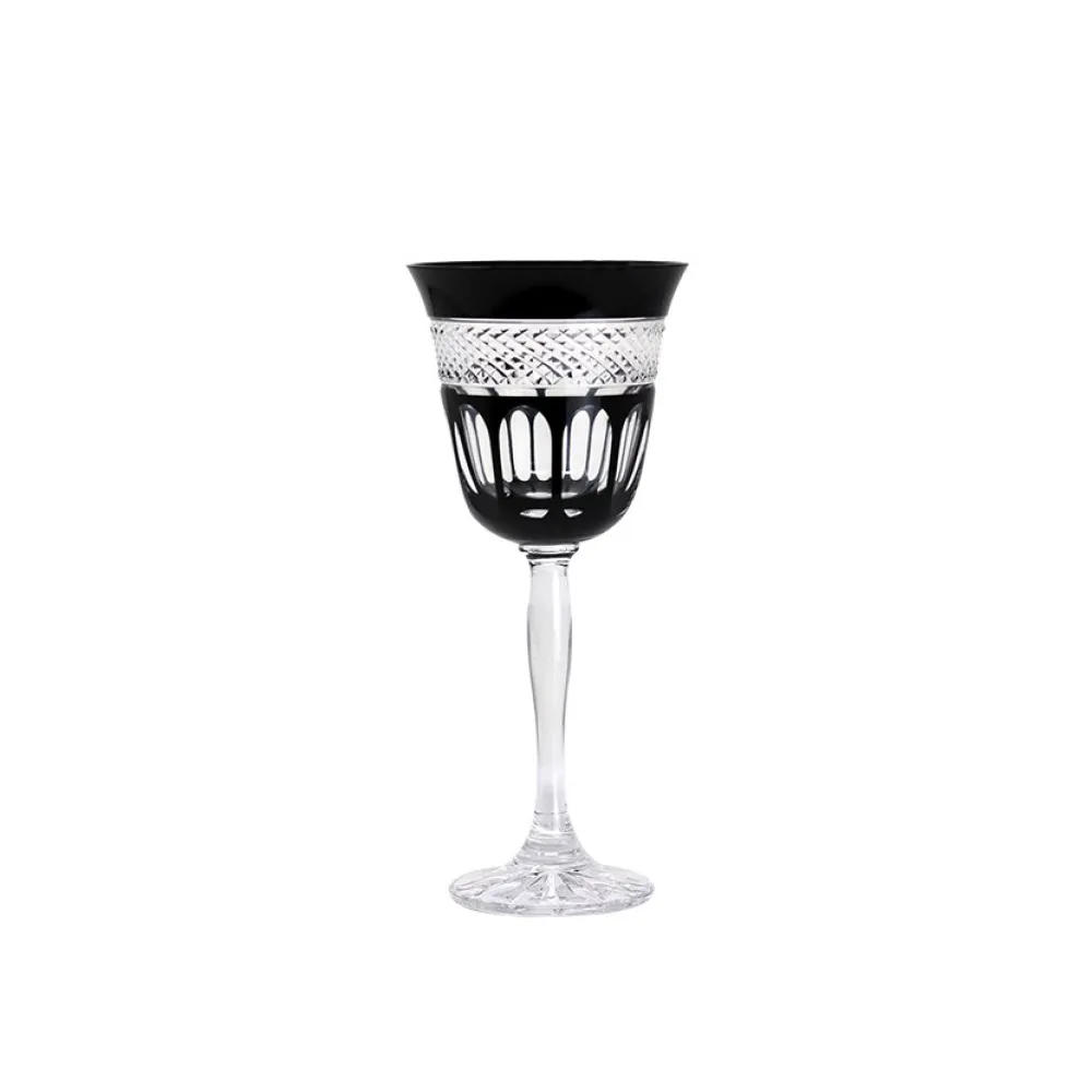 Vessière Cristaux Verre Cristal Couleur|Verre Cristal|Verre vin blanc cristal noir pénombre