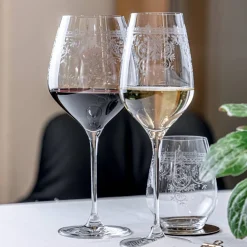 Vessière Cristaux Verre En Cristal Taillé|Art De La Table|Verre vin bordeaux Arabesque Spiegelau X2