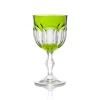 Vessière Cristaux Art De La Table|Verre À Eau|Verre vin cristal vert nicole