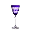 Vessière Cristaux Verre À Vin|Verre À Pied|Verre vin cristal violet Mireille N°3