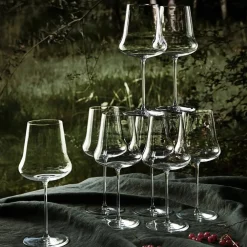 Vessière Cristaux Verre À Vin|Coffrets Verres Cristal|Verres à vin 1er Cru Lalique X2