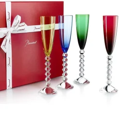 Vessière Cristaux Art De La Table|Verre Cristal Couleur|Véga flutissimo x4 baccarat