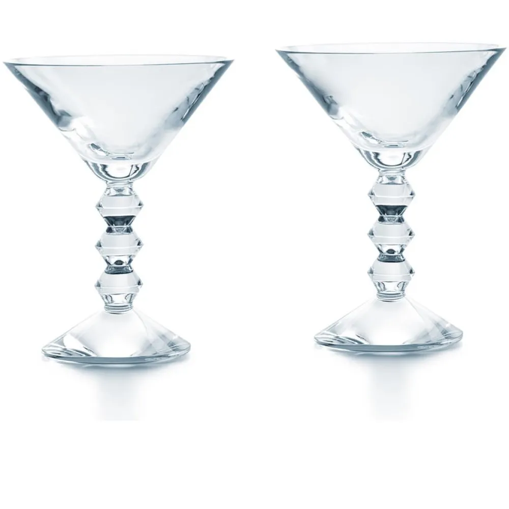 Vessière Cristaux Art De La Table|Coffrets Verres Cristal|Véga verre martini x2 baccarat