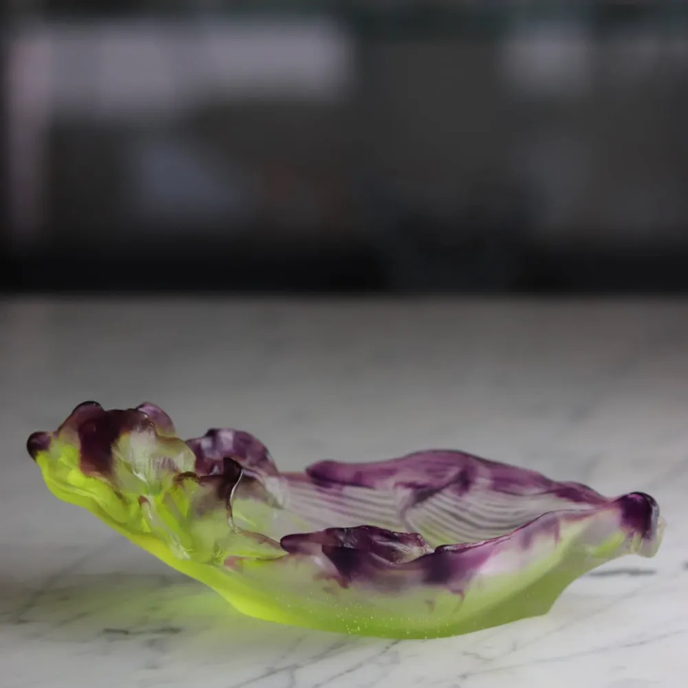 Vessière Cristaux Coupelles Cristal|Vide-Poches Cristal|Vide-poches iris daum