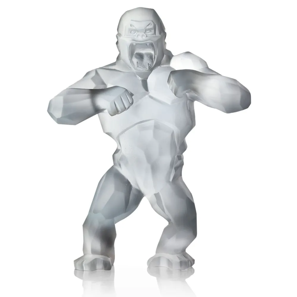 Vessière Cristaux Editions D’Art|Bestiaire|Wild kong blanc orlinski daum