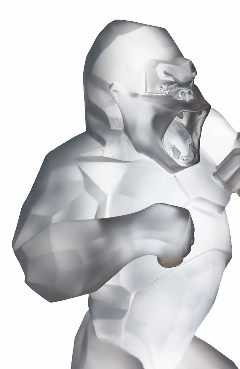 Vessière Cristaux Editions D’Art|Bestiaire|Wild kong blanc orlinski daum