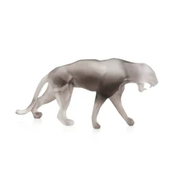 Vessière Cristaux Éditions D’Art Cristal|Animaux Cristal|Wild panther grise orlinski pm daum