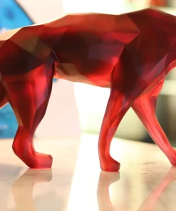 Vessière Cristaux Bestiaire|Editions D’Art|Wild panther rouge orlinski pm daum
