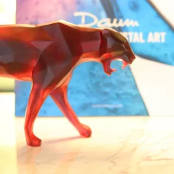 Vessière Cristaux Bestiaire|Editions D’Art|Wild panther rouge orlinski pm daum