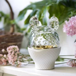 Vessière Cristaux Décoration|Boites Cristal|Zoo boîte grenouille baccarat